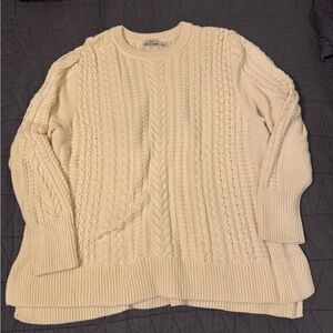 Vineyard Vines Cream Cable Knit Sweater